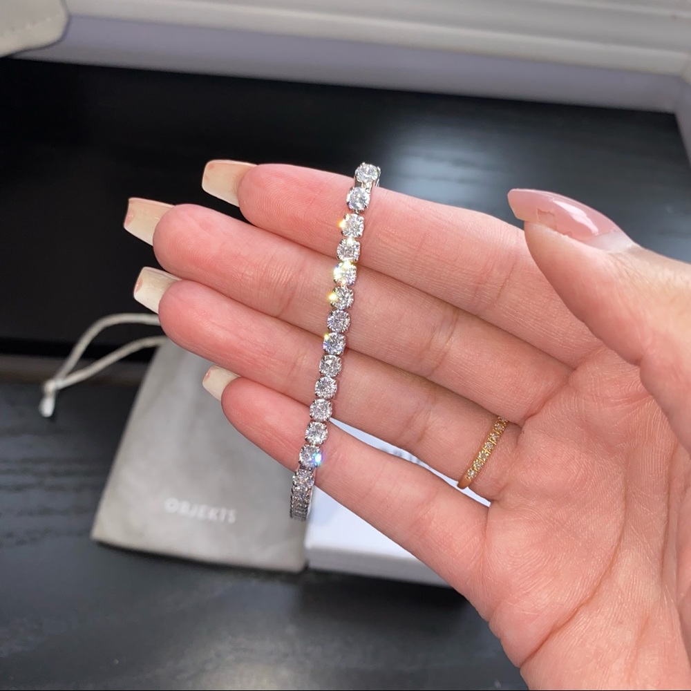 OBJEKTS Linea Tennis Bracelet (4mm)